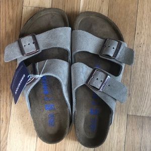 New Birkenstock Arizona Taupe Suede